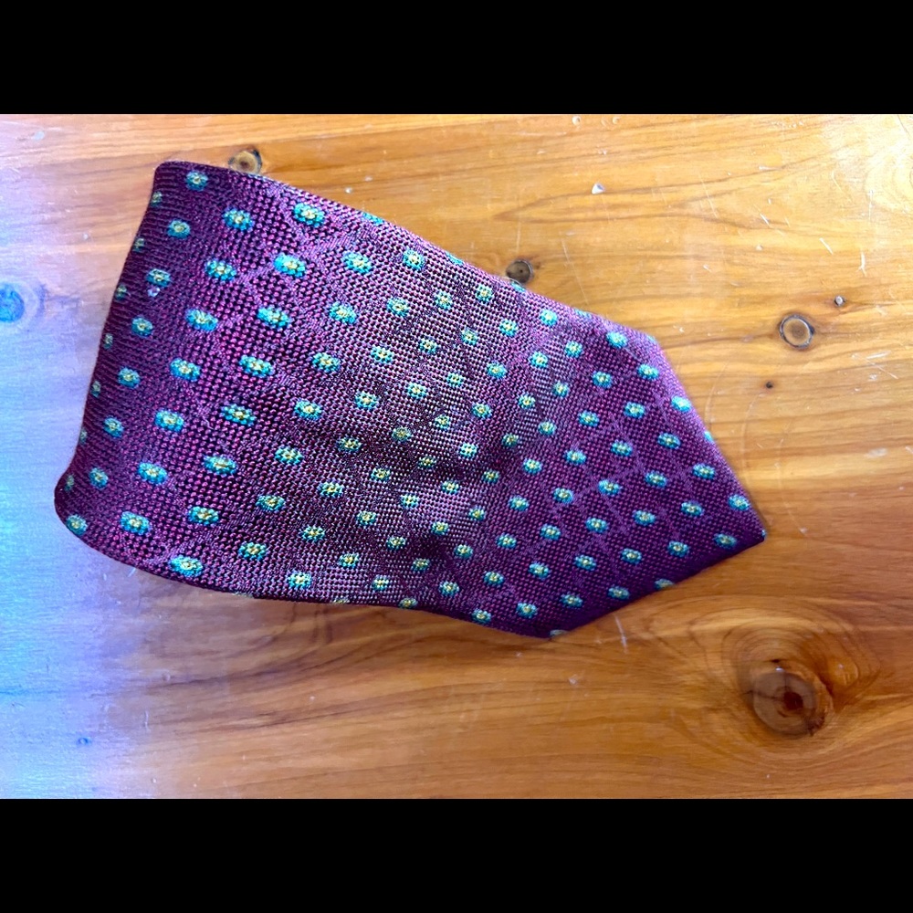 Zegna classic red tie